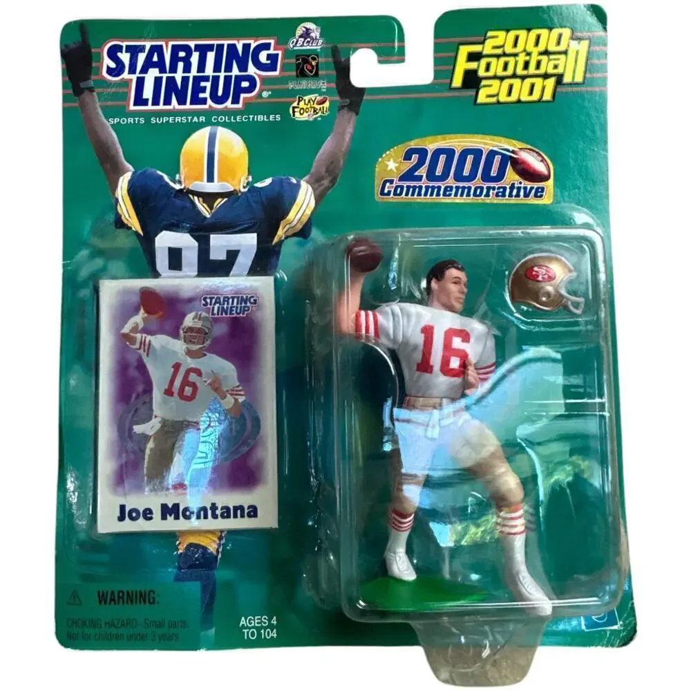 Starting Lineup 2000 NFL Eliot Joe Montana San Francisco 49ers Legend HOF